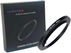 YAMAFOO 40.5mm to 49mm Step-Up Ring/Step Down Rings Filter Adapter for All Brands UV ND CPL Metal Ring Step-Up Rings Adapter Filter,Black (40.5-49)
