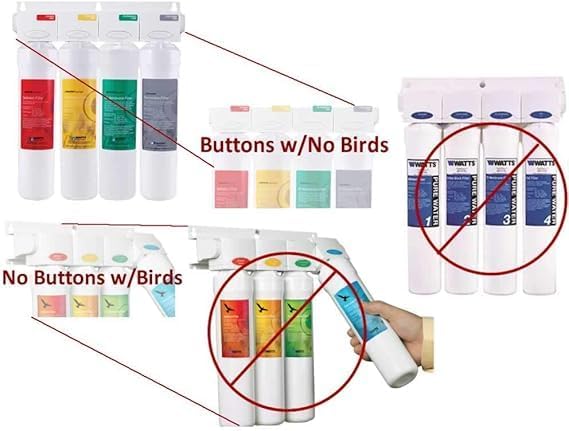 Watts Premier Annual RO Pure 6-Pack Filtration Kit for Zero/Pure Plus Reverse Osmosis System, Push Button Water Filter Replacement, 2 Sediment Filters, 2 Carbon Pre-Filters, 1 Post-Filter, Membrane