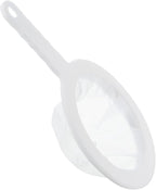 PATIKIL 9"x6" Food Filter Strainer, 200 Mesh, White, Polypropylene, Nylon, 235 x 145 mm / 9.3 x 5.7 inch (L*W), 145 x 110 mm / 5.7 x 4.3 inch (OD*ID), 1 x Mesh Filter