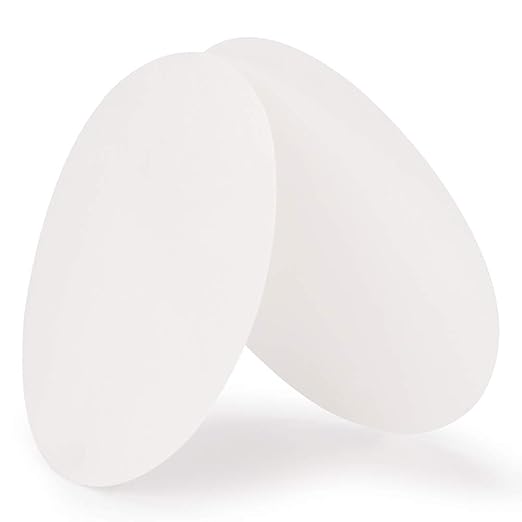 StonyLab Quantitative Filter Paper Circles, 56mm Diameter Cellulose Filter Paper with 20 Micron Particle Retention Medium Filtration Speed, Pack of 100