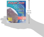Aqua Clear AquaClear Activated Carbon Filter Inserts, 3 Pack – Replacement Chemical Filter Media for 50 Gallon Tank