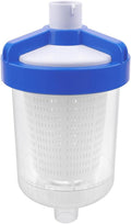 ATRACYPART Inline Leaf Catcher Canister for Pool Vacuum Compatible with Hayward W560 PoolVac Navigator Standard, Durable Leaf Trap Filter with White Basket, 5 Pcs Skimmer Socks