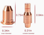 Plasma Torch Electrode 56576 Nozzle 56811 56255 45A fits Harbor Freight Titanium Plasma45 TI-PC45 iPT-45 58895 Plasma Torch consumables,23pk