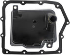 62TE Automatic Transmission Filter with Gasket Kit Fits for Dodge Grand Caravan Avenger Ram ProMaster Chrysler Town & Country 200 Replaces# 68018555AA FT1240 58128