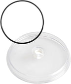 Sand Filter Pump Replacement Part for SF15110 with Gasket, Pool for Leaf Trap Cover Lid Compatible with SF15110 Model, Transparent Plastic Upgrade for Installation and Leak-Proof Seal