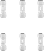 NSF 1/4" One Way Check Valve for Water Line 1/4" Reverse Osmosis Water Filter Push to Connect RO Fittings, Plastic Quick Connect Check Valve (6 pcs)