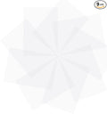 Lystaii 9pcs Gel Light Filter Color Correction Colored Overlays Transparent Color Film Lighting Gel Filter Plastic Sheets Correction 11.7 by 8.3 Inches for Film Video, Photo (Transparent White)