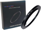 YAMAFOO 46mm to 58mm Step-Up Ring/Step Down Rings Filter Adapter for All Brands UV ND CPL Metal Ring Step-Up Rings Adapter Filter,Black (46-58)