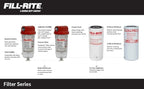 Fill-Rite F1810PM0 3/4" 18 GPM (68 LPM) 10 Micron Particulate Spin-On Fuel Filter