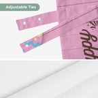 Pink Easter Tie Up Valance Curtains for Windows,Kitchen Curtains Window Shades,Easter Bunny Eggs Spring Cartoon Farmhouse Wood Grain Light Filtering Curtain Valances for Bedroom/Bathroom/Cafe 42"x12"