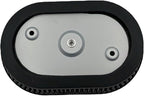 High-Flo Replacement Air Filter Element For Ventilator - Milwaukee-Eight Engine '18-later Softail and '17-later Touring and Trike Models Equipped with 114 Air Cleaner (Grey114 Air Filter Element)