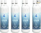 W10295370A water filter replacement, Compatible with Whirlpool EDR1RXD1, Everydrop Filter 1, EDR1RXD1B, W10295370, WHR1RXD1, KAD1RXD1, P4RFKB2, P8RFWB2L, 46-9930,46-9081 4PACK
