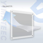 Dust Filter PC 120mm for Computer Cooler/PSU/Routers Nylon 80 Mesh, Magnetic Frame PC Fan Dust Mesh PC Cooler Filter Dustproof Computer Fan Grills (Nylon, 120 * 120mm, 10pcs, White)
