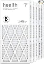 AIRX WICKED CLEAN AIR. 14x30x1 Air Filter MERV 13 Pleated HVAC AC Furnace Air Filter, Health 6-Pack, Made in the USA