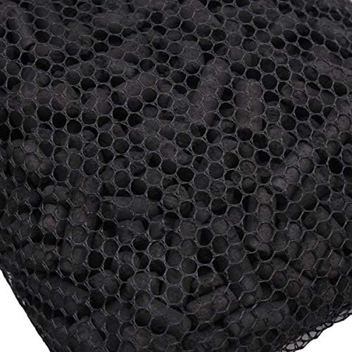 Wave Point 50 lbs (Bulk, 6.4 Gallon - 1 Cubic ft), Premium Virgin Activated Carbon Charcoal Pellets for Aquarium Fish Tank Pond Reef, Air Filter & AC with 2 Free Media Filter Bags