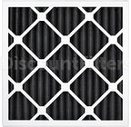 AIRx ODOR 16x16x1 MERV 7 Carbon Pleated Air Filter - Made in the USA - Box of 6