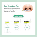3-Ply Nose Filter Reusable Breathable Nasal Plugs Air Filteration for Dust, Pollution, Block Cold Air - Pack of 3 (Large)