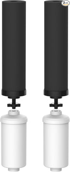 Waterdrop NSF/ANSI 42&372 Standard Gravity Water Filter, Replacement for Berkey® BB9-2® Black Filters & PF-2® Fluoride Filters, Berkey® Gravity Water Filter System and Waterdrop King Tank Series