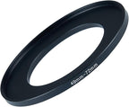 49mm to 72mm Step-up Adapter Rings Filter Adapter Black Metal Step Down Filter Ring Adapter Compatible with All Brand UV CPL ND Camera Lens Filter Stepping Rings (49mm-72mm)