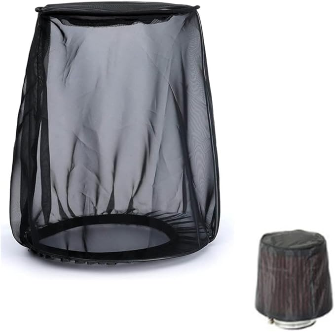 Waterproof Air Filter Rain Sock Dustproof Protective Cover for Harley Davidosn Dyna Sportster Touring Softail Fat Boy Road King Autocar Motorcycle Air Filter Cleaner Kits (S)