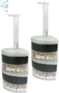 Corner Filter Up to 40 Gal ea. Air Driven Bio Sponge Ceramic for Fry Shrimp Fish Tank Aquarium