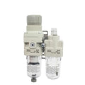 1pc Air Combination Filter Regulator + Lubricator AC AC-A AC20 AC30 AC40 AC20A-02-A AC20A-02G-A AC30A-03G-A AC40A-04-A AC20A-02CG-A(AC20A-02C-A)
