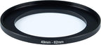 49mm to 62mm Step-Up Ring Filter Adapter for All Brands UV ND CPL Metal Ring Step-Up Rings Adapter Filter (49mm-62mm)