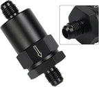 Automotive Tuning Inline Fuel Filter with AN6 Fittings and 30 Overfilter for EFI and Carburetor Systems