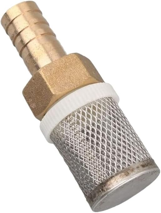 Pro-Grade Sprayer Filter Kit - 6/10/13/19mm Brass & SS Mesh for Car Detailing & Greenhouse Irrigation(16mm)