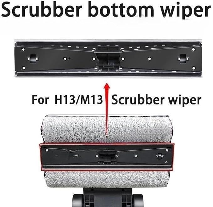 Scrubber Wiper Filter Soft Brush Wet and Dry Vacuum Cleaner Spare Part，Compatible for Dreame， M13 / H13 Accessories(Set C)