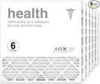 AIRX WICKED CLEAN AIR. 24x24x1 Air Filter MERV 13 Pleated HVAC AC Furnace Air Filter, Health 6-Pack, Made in the USA…