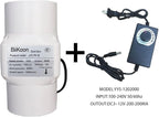 12V Inline Duct Fan 3 Inch 75Mm Ventilation Exhaust Booster 18W 68 Cfm Intake Fume Extractor Blower for Grow Tent Attic Kitchen (Color : Adjustable Speed, Size : 18w)