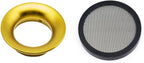 Carburetor Carb 40mm Velocity Stack Air Filter Cleaner Modified Trumpet with Sponge Filter Steel Mesh for VM22 PZ22 PD18J GX160 GX200 CT200U Shortest Suggest for Small Displacement (Gold,40mm)