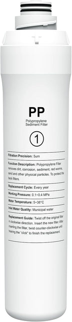 ROPOT PP Filter Compatible with Bluevua RO100ROPOT RO100ROPOT-UV