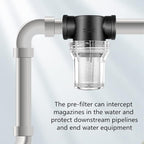 Sediment Filter Pressure Washer Filter - Stainless Steel 40Mesh Screen for Outdoor Gardening - 3/4 Inch Female Thread Connector