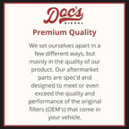 Doc's Diesel Engine Air Filter 6-Pack DPA6314-6 | Compatible with RAM 6.7L Cummins 2500, 3500, 4500, 5500 2007+ | Replaces 53034051AB