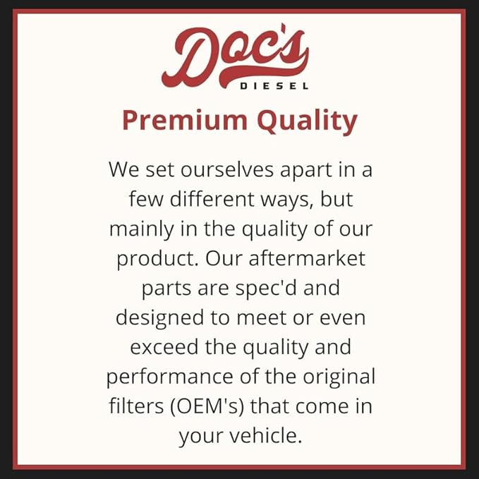 Doc's Diesel Transmission Filter Kit DF-321 | Compatible with Ford 6.4L Powerstroke F250, F350, F450, F550 2008-2010, Ford 6.7L Powerstroke F250, F350, F450, F550 with 5R110W Transmission 2011-2016