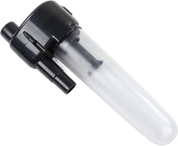 Vacuum Cleaner Filter Dust Collector, ABS Material with 2 Connectors for 32mm and 34.5mm Hoses - Motor Protection, Easy Cleaning, Durable and Lightweight Design