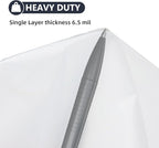 6.5Mil Clear Plastic Dust Collector Bags for Woodworking Dust Filter Drums and Systems, Upgraded Heavy-Duty Replacement Bags, 5-Pack