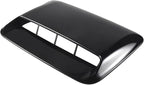Car Universal Hood Vent Air Outlet Cover Compatible For Infiniti Compatible For Mazda And Tesla Hood Scoop Air Flow Intake Vent Cover(Bright Black)