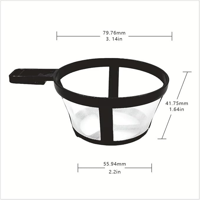 1/3/5/10pcs Coffee Filter Reusable Nylon Coffee Pot Filter Portable Basket Cup Style Environmental Protection Mesh Coffee Tools(10pcs)