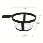 1/3/5/10pcs Coffee Filter Reusable Nylon Coffee Pot Filter Portable Basket Cup Style Environmental Protection Mesh Coffee Tools(10pcs)
