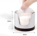 Espresso Paper Filter Holder Coffee Filter Holder with Lid Compatible with 51mm/53mm/54mm/58mm Round Disposable Puck Screen Paper Filters (Black)