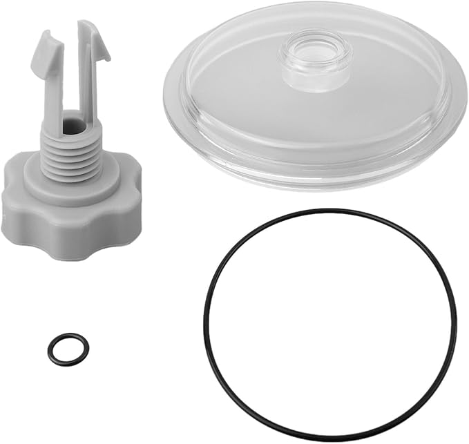 FABULETTA SF80110-1 Leaf Trap Cover Lid with O-Ring and Valve for Intex 12 Inch Sand Filter Pump Pool Equipment Replacement Parts