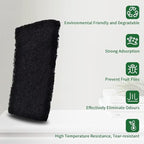 Compost Bin Odor Filters for Food Compatible with Joseph Compost Bin Waste Caddy Replacement Rectangle Activated Carbon Filters for Indoor Kitchen Compost Bucket (Pack of 7)