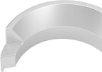 58mm Espresso Dosing Funnel, Lightweight Aluminum Portable Filter Funnel, Compatible with 58mm Portafilter (Silver)