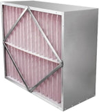 RIGID-PACK 24x20x12 Rigid Box Air Filter – MERV 13/85% ASHRAE HVAC Filter – Radial V-Pleat, Metal Frame, Single Header – High-Efficiency Replacement for Commercial & Industrial Systems
