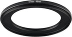67mm to 49mm Step-up Adapter Rings Filter Adapter Black Metal Step Down Filter Ring Adapter Compatible with All Brand UV CPL ND Camera Lens Filter Stepping Rings (67mm-49mm)