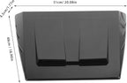 Gloss Black Hood Vent Cover Air Intake Decorative Trim Compatible For Ford F-Series F150 F250 F350 Compatible For Chevrolet And Toyota