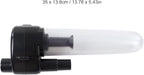 Vacuum Cleaner Filter with 2pcs Connector, ABS Dust Collector for Motor Protection, Compact Lightweight Design - Stable Operation, Efficient Dust Filtering, Easy Installation for